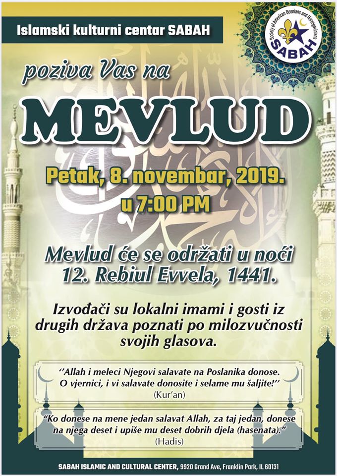 Mevlud – 8. novembar 2019